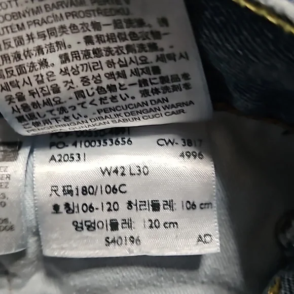 Levi's, 550, red tab, 42/30, denim,  jeans, cotton - Picture 8 of 15